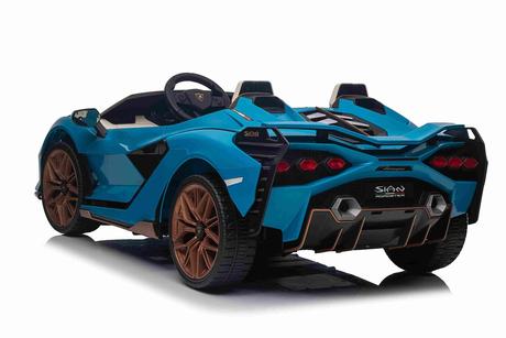 Elektrické autíčko lamborghini sian 4x4, modré,