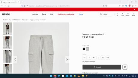 Joggery house, tepláky reserved, hm, zara, house,l