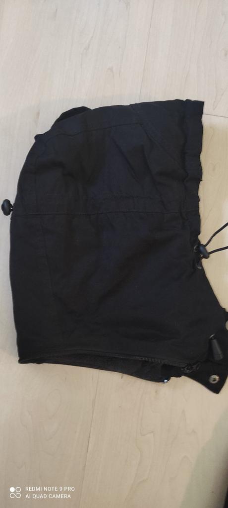 Zimná čierna bunda, fishbone,xl