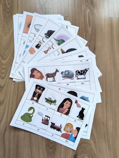 Kartulka - slabiky a prvé slová, 