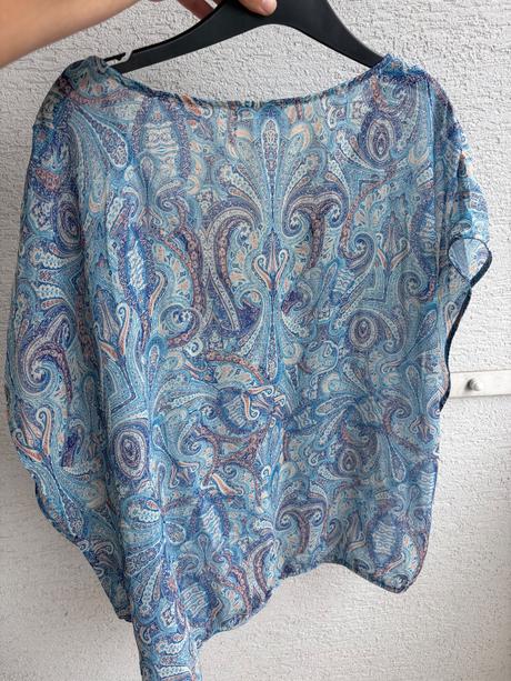 Orsay lahucka prekrasna boho modra polotransparent, orsay,m