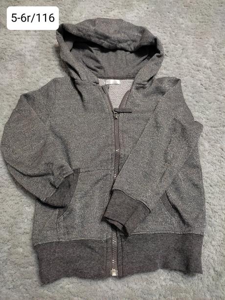 Trblietkavá mikina,5-6r, pepco,116