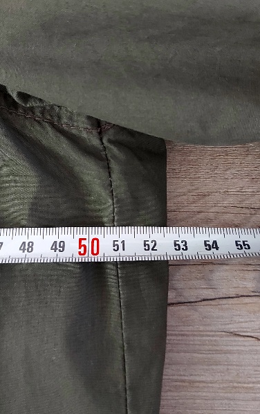 Olivovozelená prechodná parka, 40