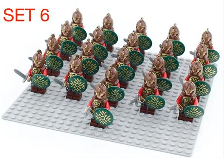 Figúrky pán prsteňov 5 typ lego, nové,