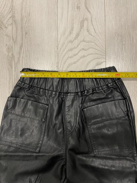 Koženkové nohavice, s