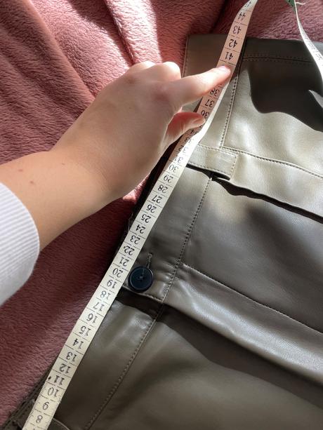 Kožené nohavice, zara,l