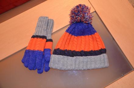 Súprava čiapka + rukavice, f&f,140