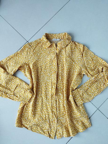 Horčicová dámska blúzka, orsay,36