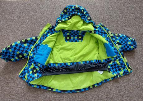 Zimná lyžiarska vetrovka veľkosť 98/104, lupilu,98