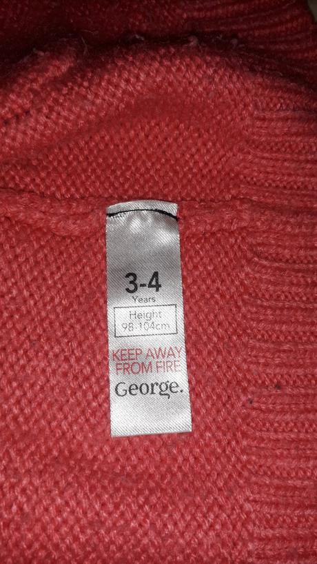 Pleteny sveter pre dievcatko, george,104