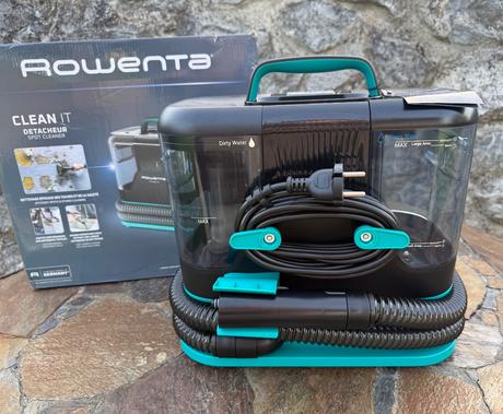 Čistič škvŕn a tepovač rowenta clean it, rowenta