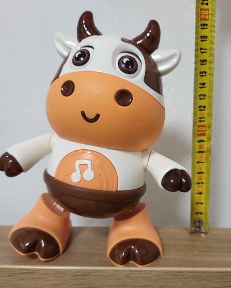 Tancujúca kravička so svetelnými efektami, 