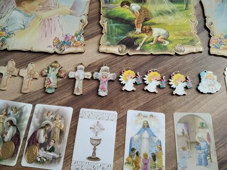 Obrázky so svätou tématikou,darček k prijímaniu,