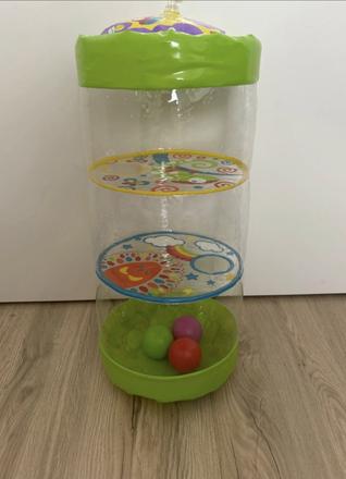 Nafukovací valec s guličkami pre deti,