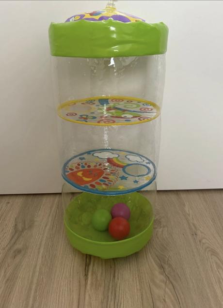 Nafukovací valec s guličkami pre deti,