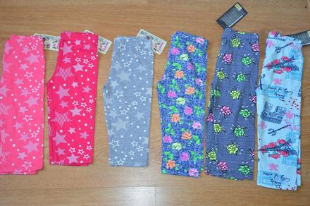 Detské bavlnené krátke 3/4 legínky, 74 - 176