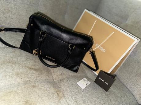 Kožená kabelka michael kors, michael kors