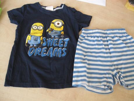 Chlapčenské letné pyžamo mimoni, 98/104, 98