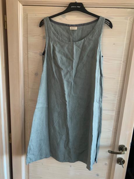 Ľanové šaty fajnlen ako simply grey s, s
