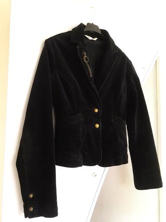 Manchesterové slim sako do pása, xs