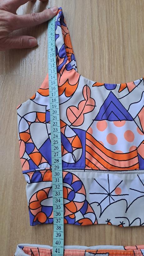 Elastické šortky + crop top abraka, m