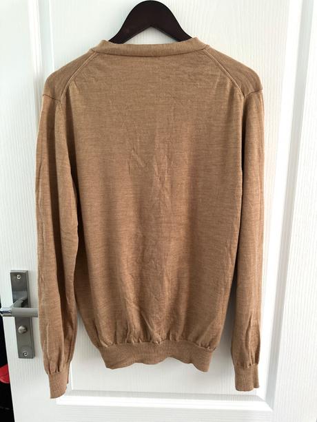 Luxusný kardigan zo merino extra jemnej vlny, l