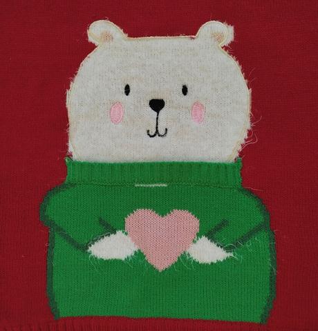 Krásny svetrík reserved s mackom - nový s visačkou, reserved,152 / 158