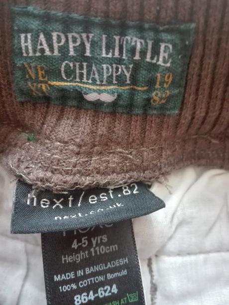 Bavlnene nohavice, next,110