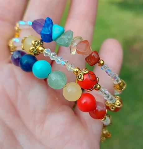 Čakrový náramok z minerálov - v harmónii, 