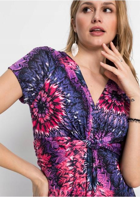 -vzorované džersejové šaty bonprix veľ. 36, bonprix,s