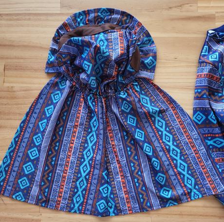 Karnevalové šaty indian na 3-4 roky, 