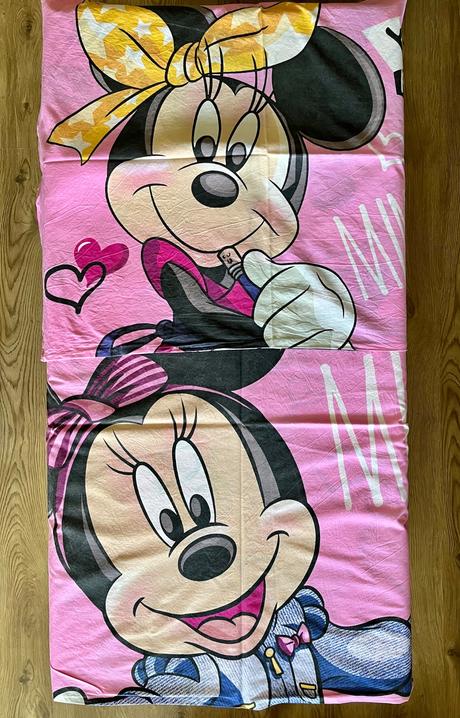 Posteľné obliečky s minnie mouse a srdiečkami, šírka (cm): 140,dĺžka (cm): 200