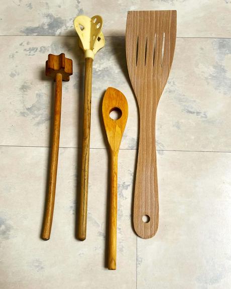 Drevené náčinie 5 ks,