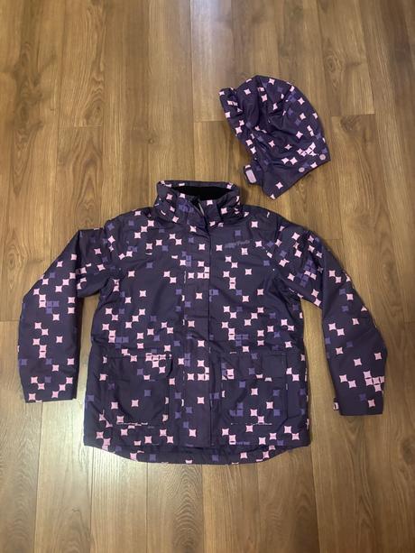 Fialova lyziarska bunda, crivit,146