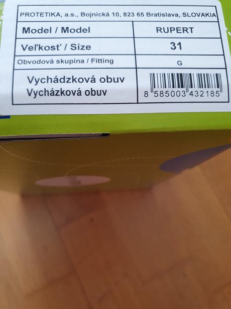 Chlapcenske sandale protetika, rupert, 31, protetika,31