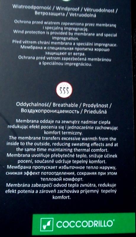 Šedo čierna vetrovka coccodrillo, v. m/l,v.152-164, coccodrillo,36 - s