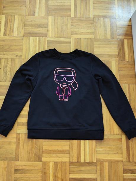 Karl lagerfeld originál ikonicka mikina s/m, s