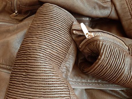 Dámska koženková bunda, xl