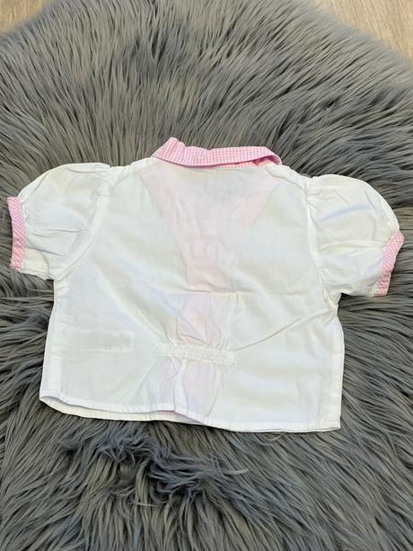 Dievčenská košeľa bielo ružová st.bernard (74), 74