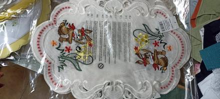 Dekoratívna déčka so zajačikom ovál, 