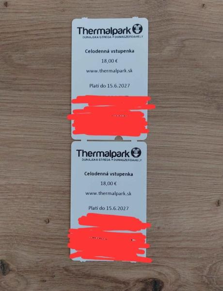 2x celodenná vstupenka na termálne kúpalisko v dun, 