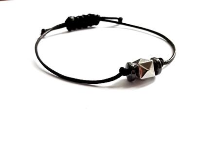 Pánsky náramok-hematit, 