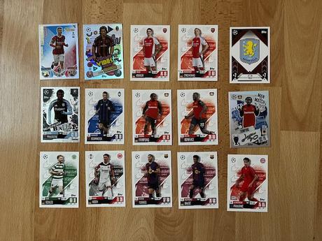 Futbalové karty topps match attax 2024-2025,