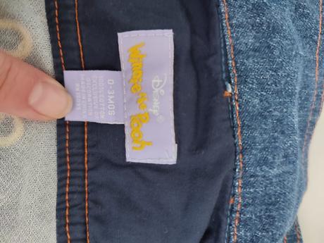 Detská riflová bundička, disney,68