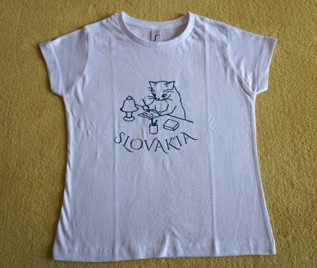 Biele tričko s mačkou, sol's,122