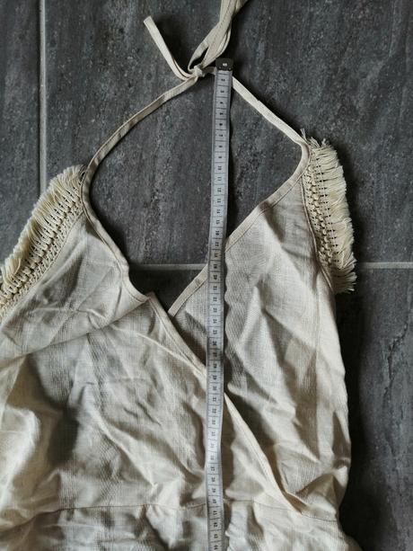 Ľahké letné béžové šaty trendyol, v40, 40