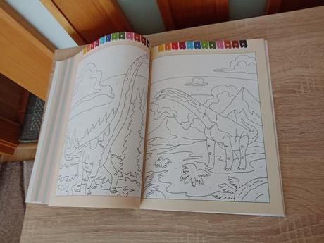 Maľovanie podľa čísel -dinosaury, 
