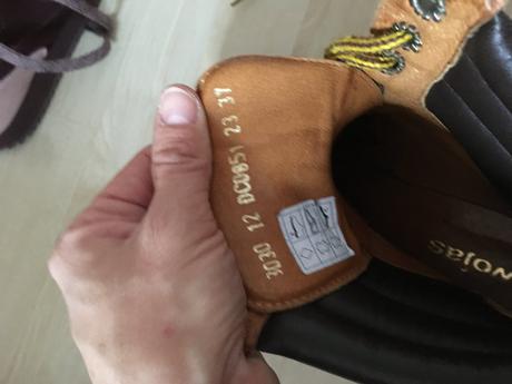 Kožené kotníkové čižmy na platforme zn. wojas, 37