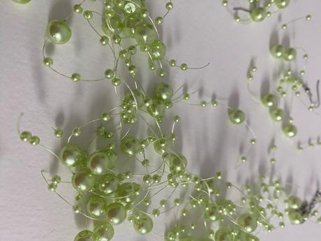 Zelený set náhrdelník a náušnice,