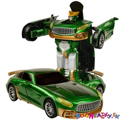 Rc auto-robot na diaľkové ovládanie zelený démon,